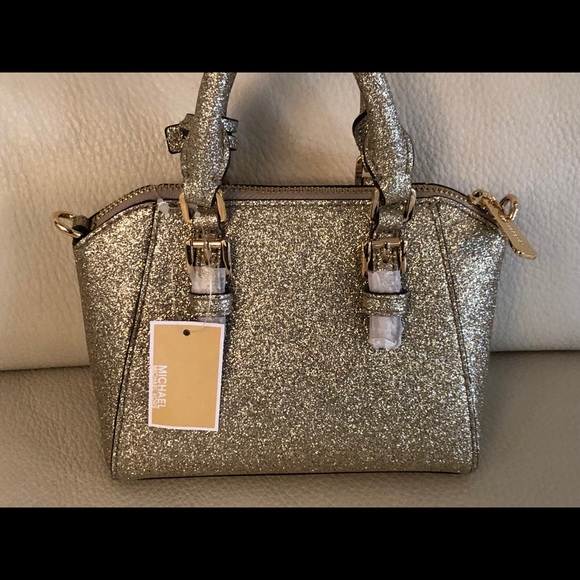 michael kors glitter handbag